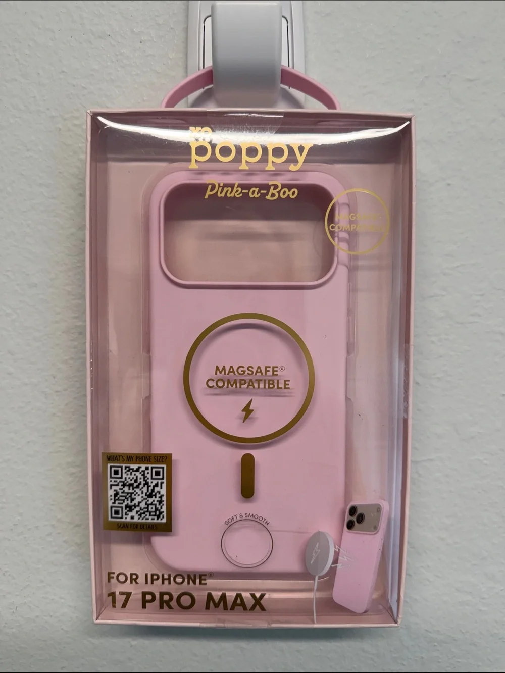 XO Poppy | “Pink-a-Boo” Pink iPhone 17 Pro Max MagSafe Case